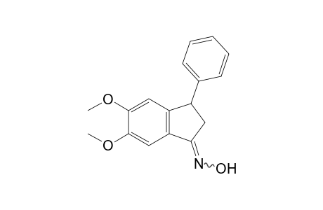 5,6-dimethoxy-3-phenyl-1-indanone, oxime