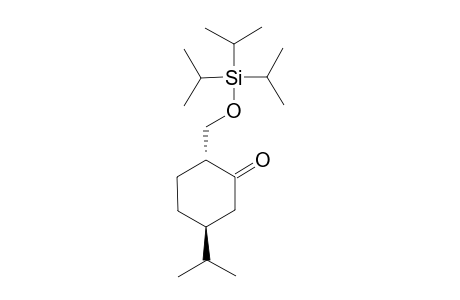 5-Isopropyl-2-{[(triisopropylsilyl)oxy]methyl}cyclohexanone