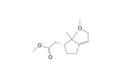 (4-R)-4-METHOXYCARBONYLMETHYL-1-[(1-Z)-2-METHOXYETHYLIDENE]-5,5-DIMETHYLCYCLOPENTANE