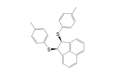Acenaphthylene, 1,2-dihydro-1,2-bis[(4-methylphenyl)thio]-, cis-