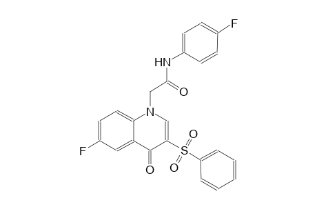 1-quinolineacetamide, 6-fluoro-N-(4-fluorophenyl)-1,4-dihydro-4-oxo-3-(phenylsulfonyl)-