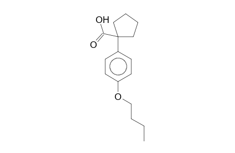 1-(4-Butoxyphenyl)cyclopentanecarboxylic acid