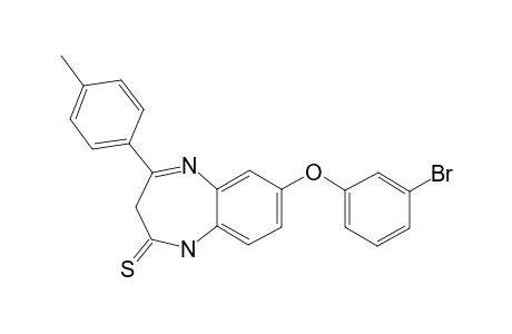 2,3-DIHYDRO-4-(PARA-METHYLPHENYL)-7-(META-BROMOPHENOXY)-(1H)-1,5-BENZODIAZEPINE-2-THIONE