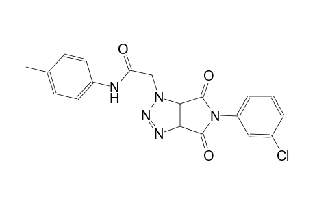pyrrolo[3,4-d][1,2,3]triazole-1-acetamide, 5-(3-chlorophenyl)-1,3a,4,5,6,6a-hexahydro-N-(4-methylphenyl)-4,6-dioxo-