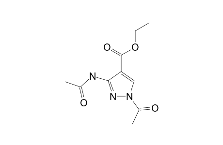 ETHYL-1-ACETYL-3-(ACETYLAMINO)-1H-PYRAZOLE-4-CARBOXYLATE