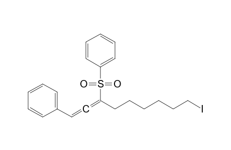 9-Iodo-1-phenyl-3-(phenylsulfonyl)nona-1,2-diene