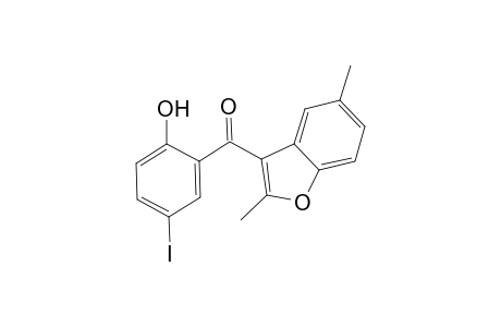 (2,5-Dimethyl-1-benzofuran-3-yl)(2-hydroxy-5-iodophenyl)methanone