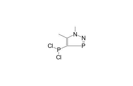 1,5-DIMETHYL-4-DICHLOROPHOSPHINO-1,2,3-DIAZAPHOSPHOL