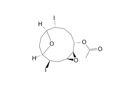 (1R,2R,4S,5S,6R,7R,8S) 6-Acetoxy-2,9-diiodo-4,5-epoxy-13-oxabicyclo[8.2.1]tridecaane