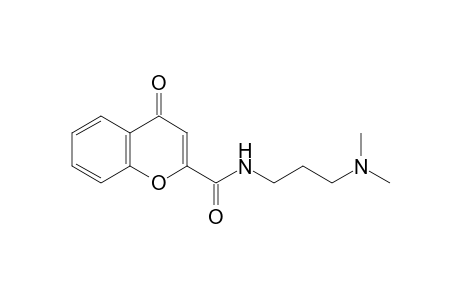 N-[3-(dimethylamino)propyl]-4-keto-chromene-2-carboxamide