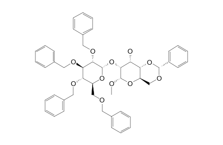 METHYL-4,6-O-BENZYLIDENE-2-O-(2,3,4,6-TETRA-O-BENZYL-ALPHA-D-GLUCOPYRANOSYL)-ALPHA-D-ALLOPYRANOSIDE