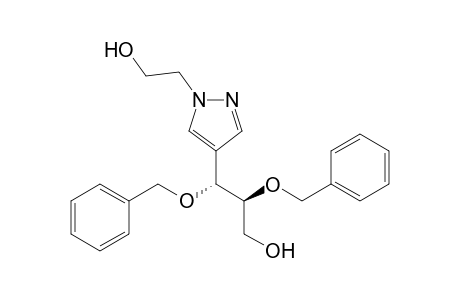 (2S,3R)-2,3-dibenzoxy-3-[1-(2-hydroxyethyl)pyrazol-4-yl]propan-1-ol
