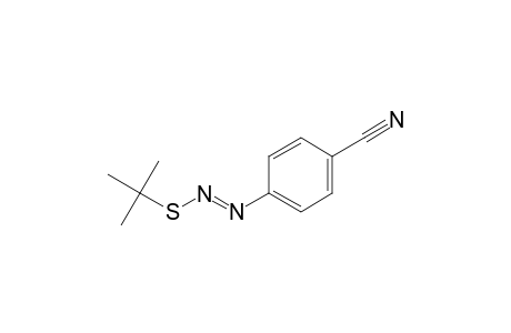 (E)-4-Cyanophenylazo tert-butyl sulfide
