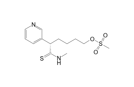 N-Methyl- .alpha.-(4-(methanesulfonyl)butyl)-3-pyridineethanethioamide