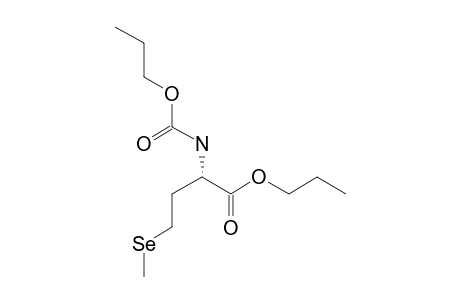 Seleno-L-methionine, N-(N-propyloxycarbonyl)-, N-propyl ester