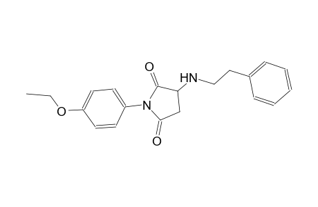 1-(4-ethoxyphenyl)-3-[(2-phenylethyl)amino]-2,5-pyrrolidinedione