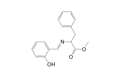 DL-Phenylalanine, N-[(2-hydroxyphenyl)methylene]-, methyl ester