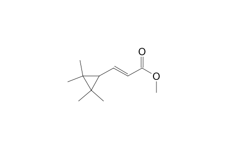 2-Propenoic acid, 3-(2,2,3,3-tetramethylcyclopropyl)-, methyl ester, (E)-