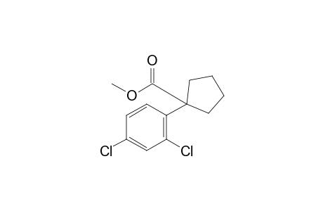 1-(2,4-dichlorophenyl)cyclopentanecarboxylic acid, methyl ester