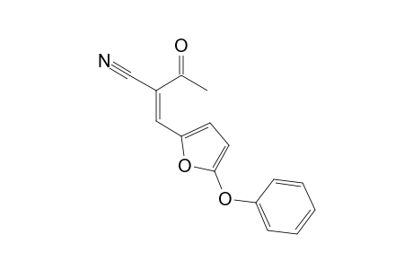 2-[5'-Phenoxy-2'-furylmethylene)-3-oxobutanenitrile