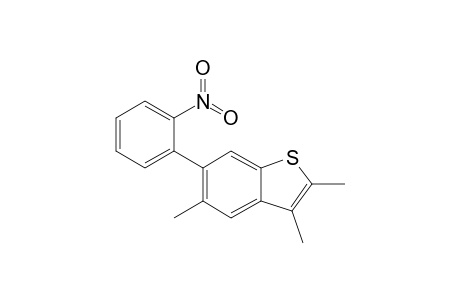2,3,5-trimethyl-6-(2-nitrophenyl)-1-benzothiophene