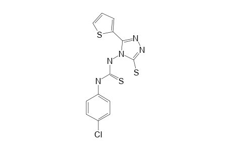 N-[3-MERCAPTO-5-(2-THIENYL)-1,2,4-TRIAZOL-4-YL]-N'-(4-CHLOROPHENYL)-THIOUREA