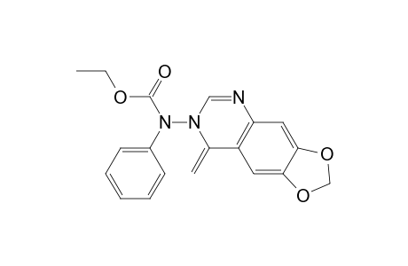 Carbamic acid, (8-methylene-1,3-dioxolo[4,5-g]quinazolin-7(8H)-yl)phenyl-, ethyl ester