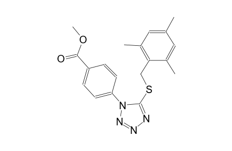 benzoic acid, 4-[5-[[(2,4,6-trimethylphenyl)methyl]thio]-1H-tetrazol-1-yl]-, methyl ester