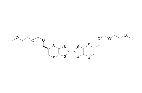 (2Z,5R)-5-(2-methoxyethoxymethoxymethyl)-2-[(5R)-5-(2-methoxyethoxymethoxymethyl)-5,6-dihydro-[1,3]dithiolo[4,5-b][1,4]dithiin-2-ylidene]-5,6-dihydro-[1,3]dithiolo[4,5-b][1,4]dithiin