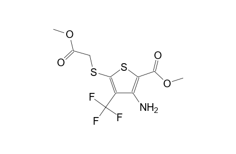 3-Amino-5-methoxycarbonylmethylsulfanyl-4-trifluoromethyl-thiophene-2-carboxylic acid methyl ester