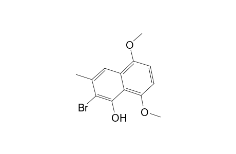 2-Bromo-5,8-dimethoxy-3-methyl-1-naphthol