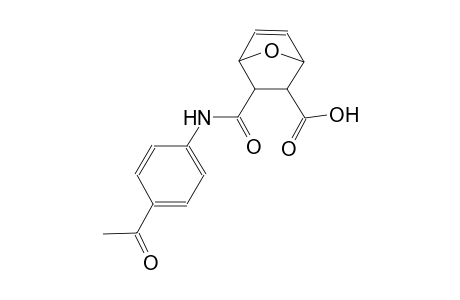 7-oxabicyclo[2.2.1]hept-5-ene-2-carboxylic acid, 3-[[(4-acetylphenyl)amino]carbonyl]-