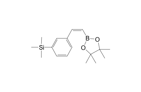 4,4,5,5-Tetramethyl-2-[(1Z)-2-(3-trimethylsilane-phenylethenyl]-1,3,2-dioxaborolane