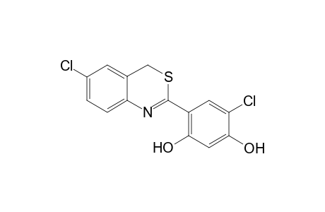 6-Chloro-2-(5-chloro-2,4-dihydroxyphenyl)-4H-3,1-benzothiazine