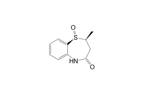 (1S,2S)-2,3-Dihydro-2-methyl-1,5-benzothiazepin-4(5H)-one 1-oxide