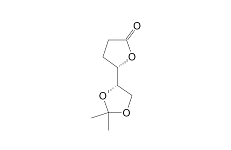 (-)-(4'R,5R)-5-(2,2-DIMETHYL-1,3-DIOXOLAN-4-YL)-4.5-DIHYDRO-2(3H)-FURANONE
