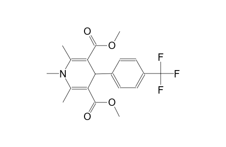 3,5-pyridinedicarboxylic acid, 1,4-dihydro-1,2,6-trimethyl-4-[4-(trifluoromethyl)phenyl]-, dimethyl ester