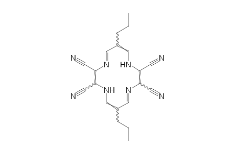 6,13-dipropyl-1,4,8,11-tetraazacyclotetradeca-2,4,6,9,11,13-hexaene-2,3,9,10-tetracarbonitrile