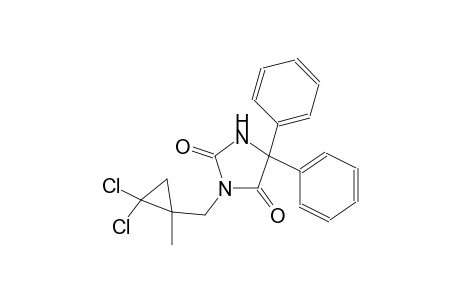 3-[(2,2-dichloro-1-methyl-cyclopropyl)methyl]-5,5-diphenyl-hydantoin