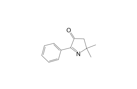 3H-Pyrrol-3-one, 4,5-dihydro-5,5-dimethyl-2-phenyl-