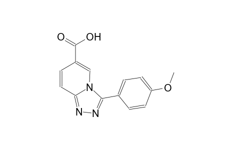 [1,2,4]triazolo[4,3-a]pyridine-6-carboxylic acid, 3-(4-methoxyphenyl)-