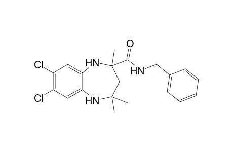 N-Benzyl-7,8-dichloro-2,4,4-trimethyl-2,3,4,5-tetrahydro-1Hbenzo[b][1,4]diazepine-2-carboxamide