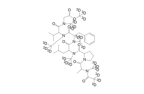 N-Trideuteroacetyl-(N,0-pertrideuteromethyl)alanyl-prolyl-leucyl-phenylalanyl-valyl-glycine