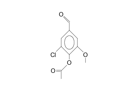 4-Acetoxy-5-chloro-3-methoxy-benzaldehyde