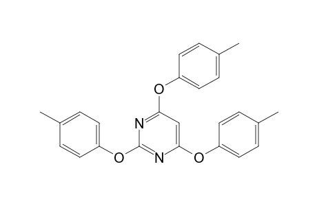 2,4,6-tris(4-methylphenoxy)pyrimidine