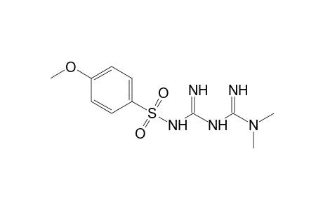 1,1-dimethyl-5-[(p-methoxyphenyl)sulfonyl]biguanide