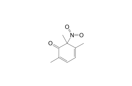2,5,6-TRIMETHYL-6-NITRO-CYCLOHEXA-2,4-DIENONE