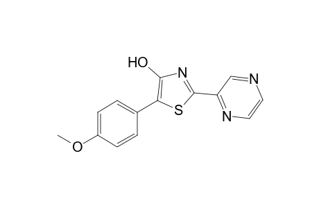 5-(4-Methoxyphenyl)-2-(pyrazin-2-yl)-1,3-thiazol-4-ol