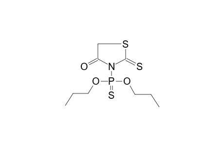 3-DIPROPOXYTHIOPHOSPHORYL-4-THIAZOLIDINON-2-THIONE