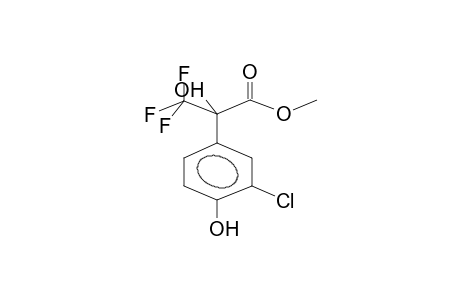 4-(1-HYDROXY-1-METHOXYCARBONYL-2,2,2-TRIFLUOROETHYL)-2-CHLOROPHENOL